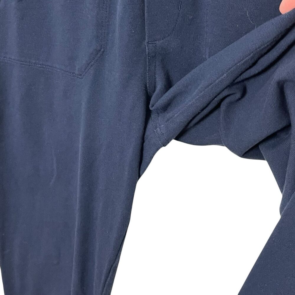 Aether Cropped Travel Pants Women's XS Navy Elastic Waist Casual Comfort Minimal - Picture 8 of 11